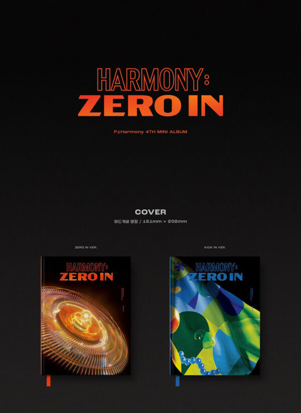 P1Harmony-Mini 4th [HARMONY : ZERO IN] (zero in ) (kick in) kaeguli kpop shop albums and merchandise