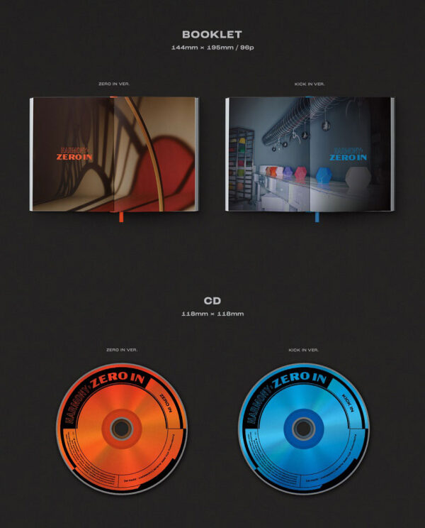 P1Harmony-Mini 4th [HARMONY : ZERO IN] (zero in ) (kick in) kaeguli kpop shop albums and merchandise