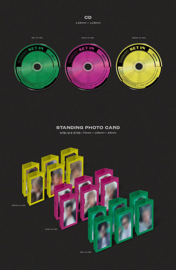 P1HARMONY - HARMONY : SET IN (5TH MINI ALBUM) (set in) (step in) (grow in) kaeguli kpop shop albums and merchandise