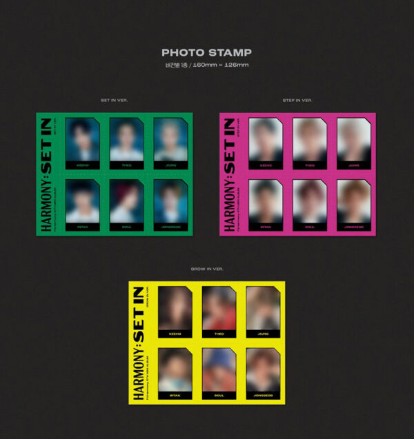 P1HARMONY - HARMONY : SET IN (5TH MINI ALBUM) (set in) (step in) (grow in) kaeguli kpop shop albums and merchandise