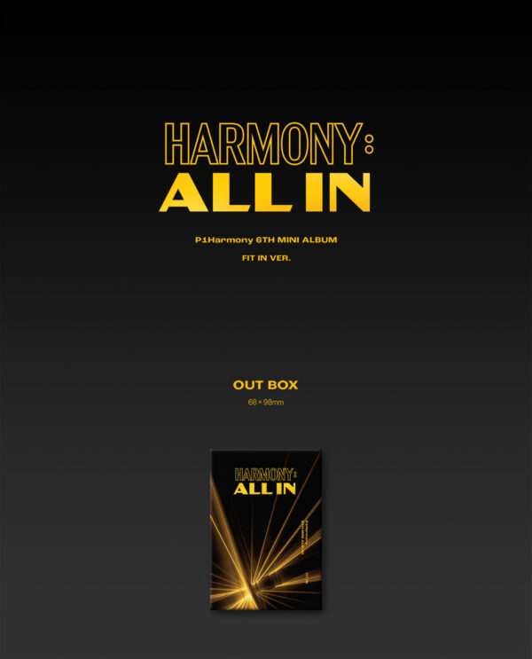 P1Harmony - 6th Mini Album [HARMONY : ALL IN] (FIT IN Ver.) kaeguli kpop shop albums and merchandise