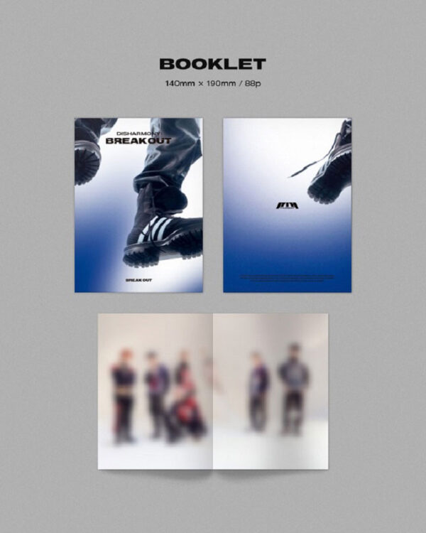 P1Harmony - Mini Album Vol.2 [DISHARMONY : BREAK OUT] (FREAK OUT) (break out) kaeguli kpop shop albums and merchandise