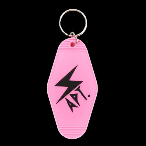 ROSE (BLACKPINK) - OFFICIAL MD [ROSIE] APT KEYCHAIN (PINK LIGHTNING Ver.) kaeguli kpop shop albums and merchandise