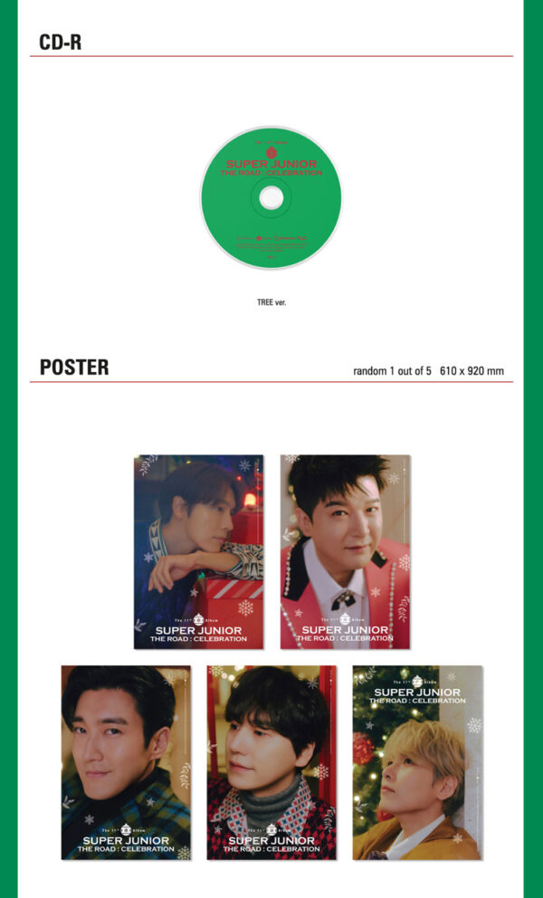 SUPER JUNIOR - The 11th Album Vol.2 [The Road : Celebration] (TREE ver.) kaeguli kpop shop albums and merchandise