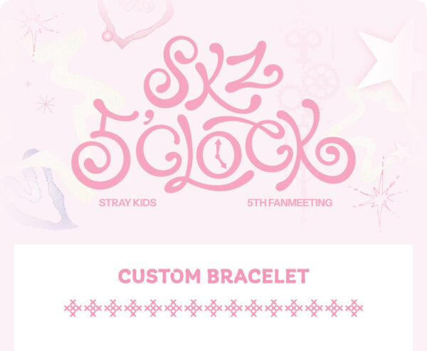 Stray Kids - Stray Kids 5th Fanmeeting [SKZ 5'CLOCK] (CUSTOM BRACELET) (A VER.) (b ver.) kaeguli kpop shop albums and merchandise