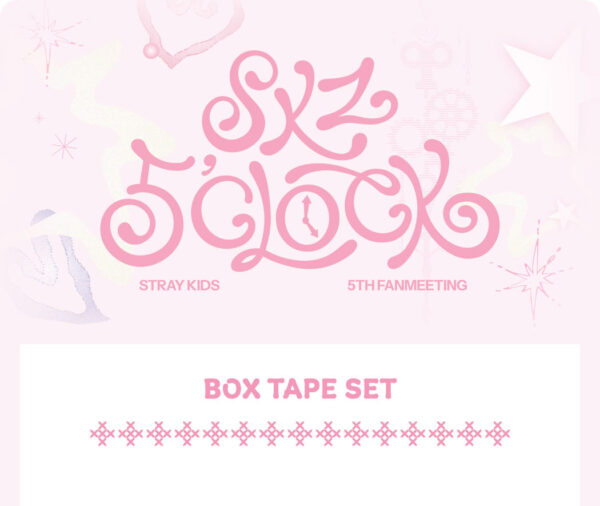 Stray Kids - Stray Kids 5th Fanmeeting [SKZ 5'CLOCK] (BOX TAPE SET) (A VER.) (b ver.) kaeguli kpop shop albums and merchandise