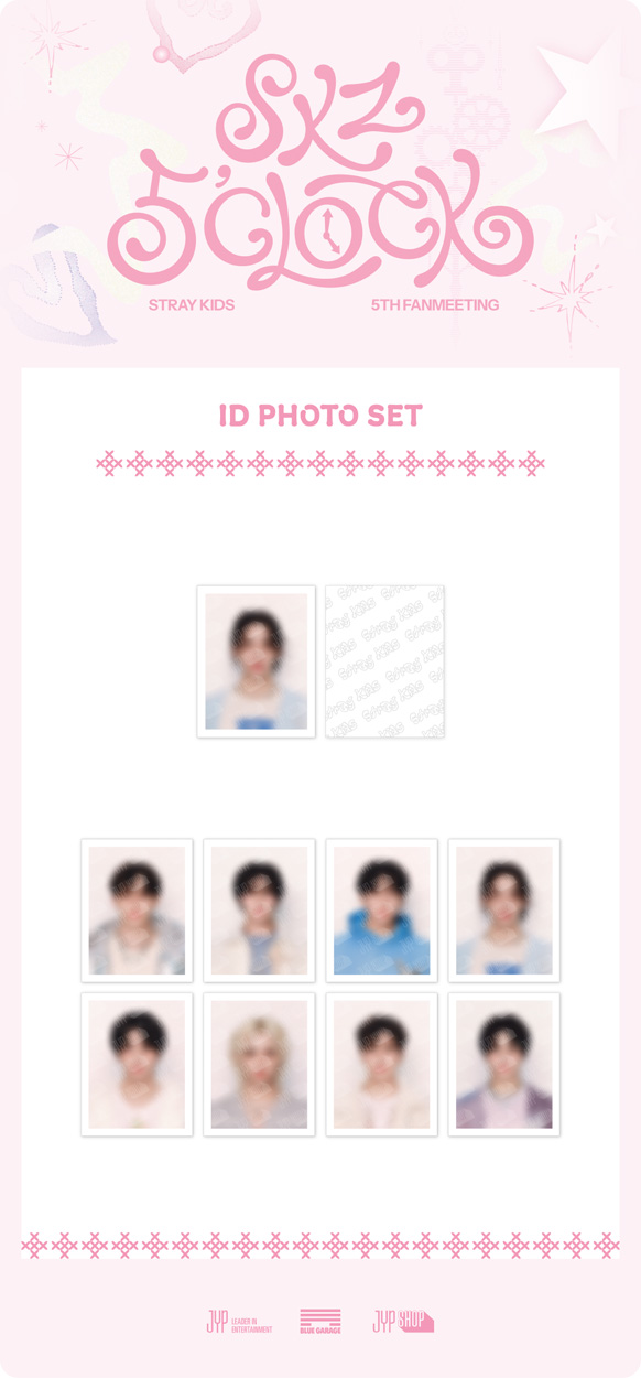 Stray Kids - Stray Kids 5th Fanmeeting [SKZ 5'CLOCK] (ID PHOTO SET) kaeguli kpop shop albums and merchandise