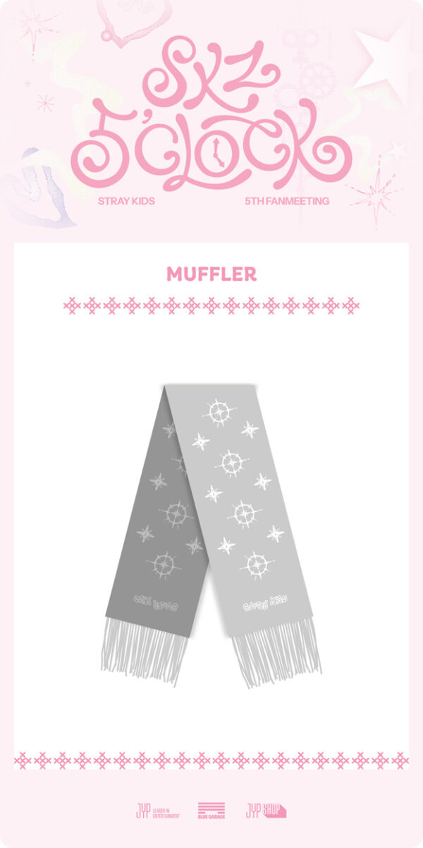 Stray Kids - Stray Kids 5th Fanmeeting [SKZ 5'CLOCK] (MUFFLER) kaeguli kpop shop albums and merchandise