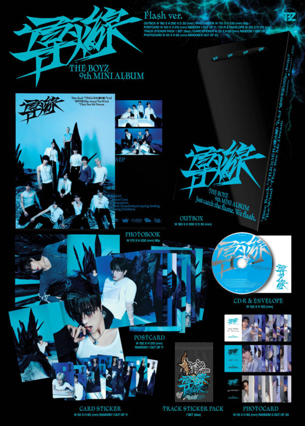THE BOYZ - 9TH MINI ALBUM [FUSE] (FLASH Ver.) kaeguli kpop shop albums and merchandise