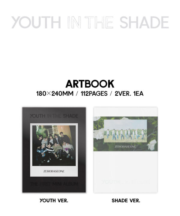 ZEROBASEONE - YOUTH IN THE SHADE (1ST MINI ALBUM) (YOUTH) (shade) kaeguli kpop shop albums and merchandise