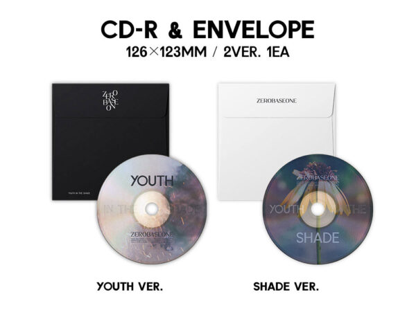 ZEROBASEONE - YOUTH IN THE SHADE (1ST MINI ALBUM) (YOUTH) (shade) kaeguli kpop shop albums and merchandise