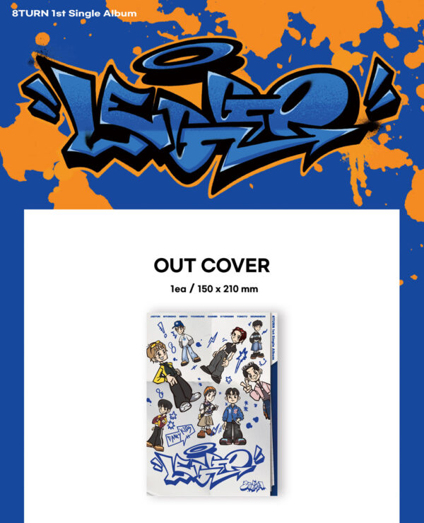 8TURN - 1st Single Album [LEGGO] kaeguli kpop shop albums and merchandise
