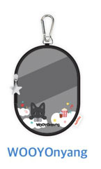 ATEEZ ANITEEZ Ice in the City pvc zip pouch keyring wooyonyang