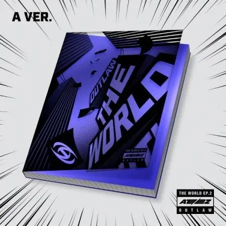 ATEEZ - [THE WORLD EP.2 OUTLAW] Z VERSION (Diary Version) (A Version) kaegui kpop shop albums and merchandise