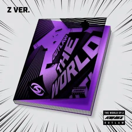 ATEEZ - [THE WORLD EP.2 OUTLAW] Z VERSION (Diary Version) (A Version) kaegui kpop shop albums and merchandise