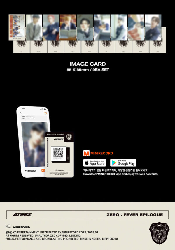 ATEEZ - REPACKAGE EP [ZERO : FEVER EPILOGUE] (PLATFORM Ver.) (Z Ver.) (a ver.) kaeguli kpop shop albums and merchandise