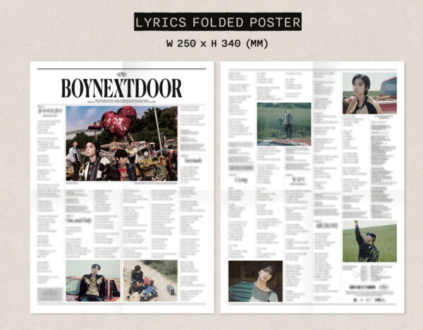 BOYNEXTDOOR - 1ST MINI ALBUM [WHY..] (LETTER Ver.) kaeguli kpop shop albums and merchandise