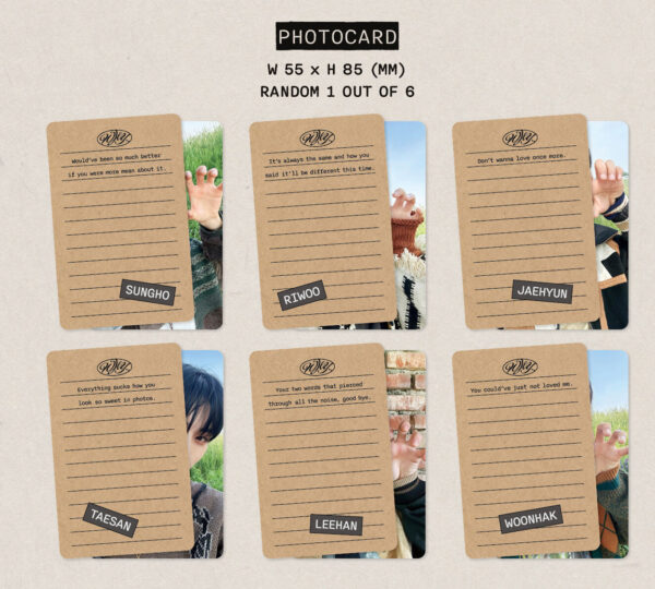 BOYNEXTDOOR - 1ST MINI ALBUM [WHY..] (LETTER Ver.) kaeguli kpop shop albums and merchandise