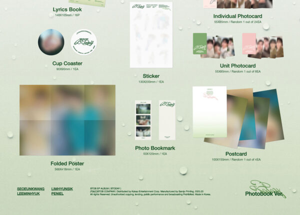 BTOB - [BTODAY] Photobook Ver. kaeguli kpop shop albums and merchandise