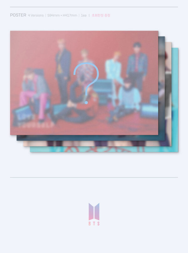 BTS - 3RD ALBUM REPACKAGE [LOVE YOURSELF 結 'Answer'] (F Ver.) (s ver.) (e ver.) (l ver.) kaeguli kpop album and merchandise