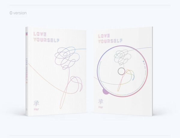 BTS - 5TH MINI ALBUM [LOVE YOURSELF 承 'Her'] (E Ver.) (L ver.) (o ver.) (v ver.) kaeguli kpop album and merchandise