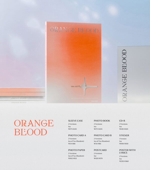 ENHYPEN - ORANGE BLOOD (KALPA Ver.) (ksana Ver.) kaegui kpop shop albums and merchandise