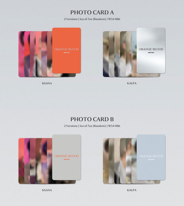 ENHYPEN - ORANGE BLOOD (KALPA Ver.) (ksana Ver.) kaegui kpop shop albums and merchandise