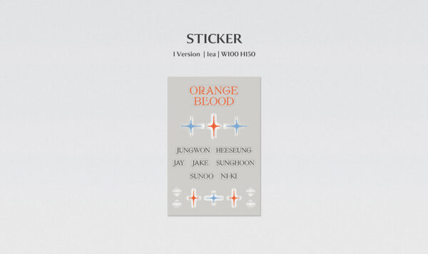ENHYPEN - ORANGE BLOOD (KALPA Ver.) (ksana Ver.) kaegui kpop shop albums and merchandise