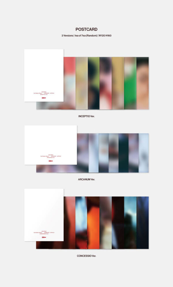 ENHYPEN - ROMANCE : UNTOLD (CONCESSIO Ver.) (arcanum ver.) (inceptio ver.) kaegui kpop shop albums and merchandise