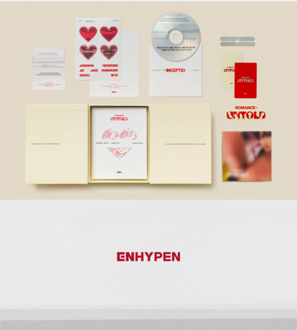 ENHYPEN - ROMANCE : UNTOLD (CONCESSIO Ver.) (arcanum ver.) (inceptio ver.) kaegui kpop shop albums and merchandise