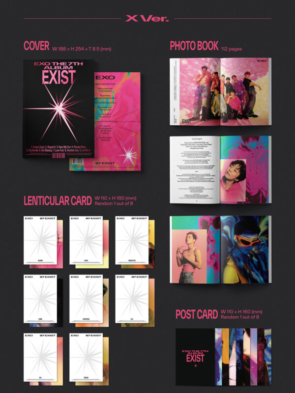 EXO - 7TH ALBUM [EXIST] (Photobook Ver.) (O) (e) (x) kaeguli kpop shop albums and merchandise
