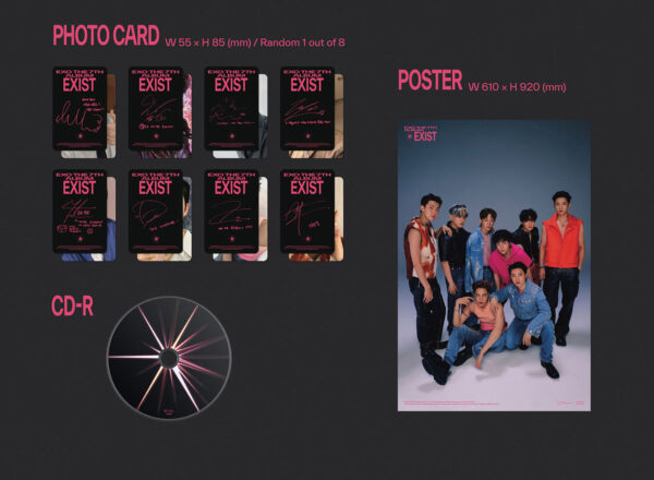 EXO - 7TH ALBUM [EXIST] (Photobook Ver.) (O) (e) (x) kaeguli kpop shop albums and merchandise
