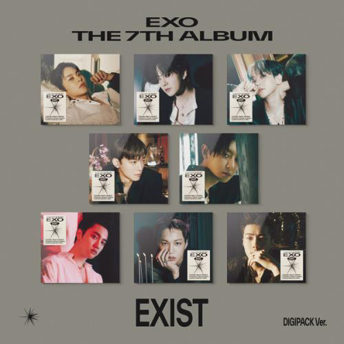 EXO - 7TH ALBUM [EXIST] Digipack Ver. (suho) ( xiumin) (baekhyun) (chen) (chanyeol) (d.0.) (kai) (sehun) kaeguli kpop shop albums and merchandise