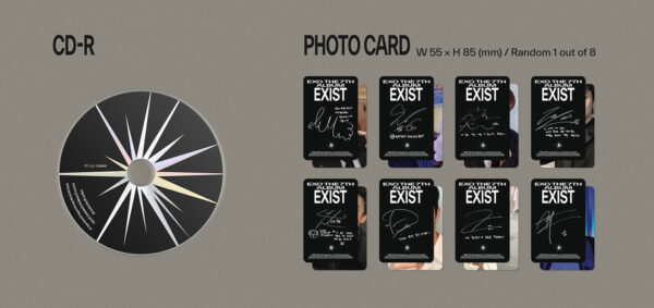EXO - 7TH ALBUM [EXIST] Digipack Ver. (suho) ( xiumin) (baekhyun) (chen) (chanyeol) (d.0.) (kai) (sehun) kaeguli kpop shop albums and merchandise