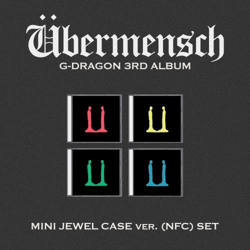 G-DRAGON - 3rd mini album [Ubermensch] (MINI JEWEL ver.) (YELLOW) (blue) (green) (red) kaeguli kpop shop albums and merchandise