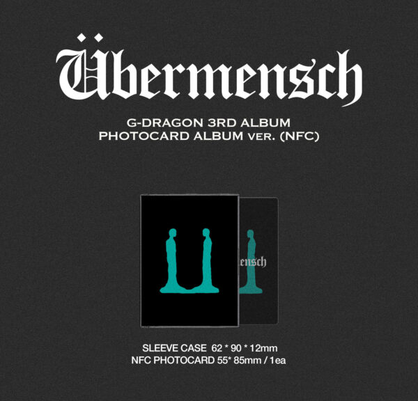 G-DRAGON - 3rd mini album [Ubermensch] (PHOTOCARD ALBUM ver.) kaeguli kpop shop albums and merchandise