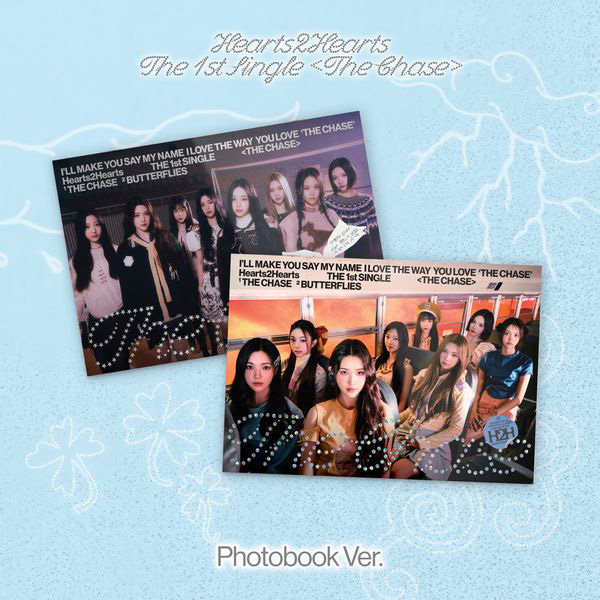 Hearts2Hearts - 1st single album [The Chase] (Photobook Ver.) (A Ver.) (b ver.) kaeguli kapop shop albums and merchandise