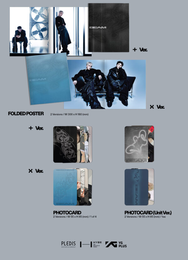 HOSHI X WOOZI (SEVENTEEN) - 1st Single Album 'BEAM' (+) (x) kaeguli kpop shop albums and merchandise