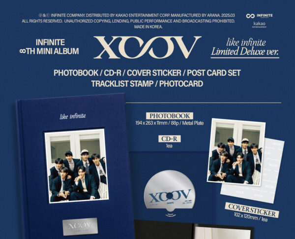 INFINITE - 8th mini album [LIKE INFINITE] Limited Deluxe ver. kaeguli kpop shop albums and merchandise