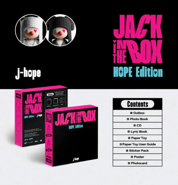 j-hope - Jack In The Box (HOPE Edition) kaegui kpop shop albums and merchandise