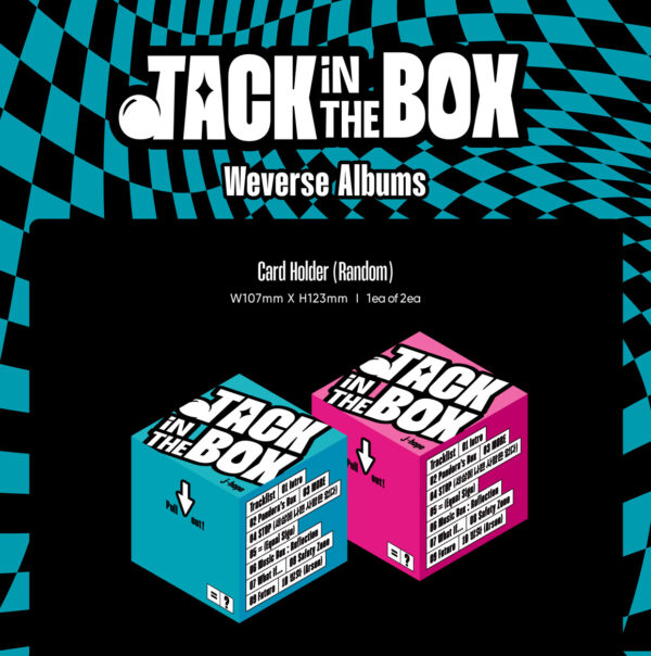 j-hope - Jack In The Box (Weverse Album) Pink Version (blue version) kaegui kpop shop albums and merchandise