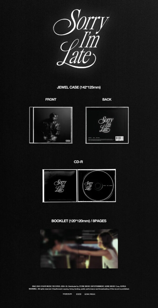 JMIN - Sorry I'm Late kaegui kpop shop albums and merchandise
