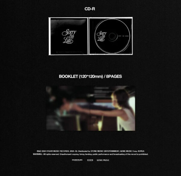 JMIN - Sorry I'm Late kaegui kpop shop albums and merchandise