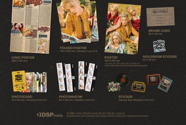 KARD - 7TH MINI ALBUM [Where To Now? (Part.1 : Yellow Light)] kaeguli kpop shop albums and merchandise