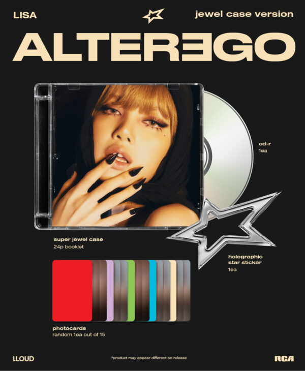 LISA (BLACKPINK) - LISA [Alter Ego -jewel case]