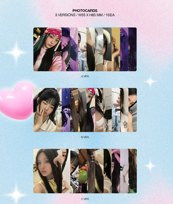 NewJeans - 2nd EP Album [Get Up] Weverse Ver. (a 9pink title)) (b (blue title)) (c small title )) kaeguli kpop shop albums and merchandise