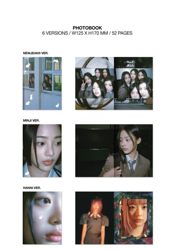 NewJeans - 1st Single Album [OMG] Message Card Ver. (newjeans) (minji) ( hanni) ( danielle) (haerin) 9 hyein) kaeguli kpop shop albums and merchandise