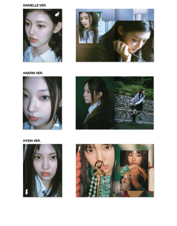 NewJeans - 1st Single Album [OMG] Message Card Ver. (newjeans) (minji) ( hanni) ( danielle) (haerin) 9 hyein) kaeguli kpop shop albums and merchandise
