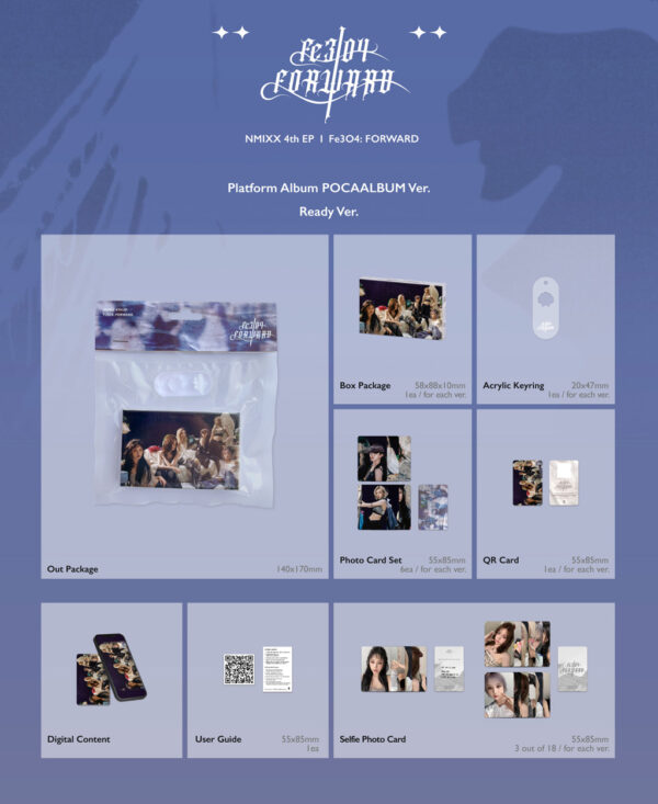NMIXX - 4th mini album [Fe3O4: FORWARD] (Platform Album POCAALBUM Ver.) (READY Ver.) (go ver.) kaeguli kapop shop albums and merchandise