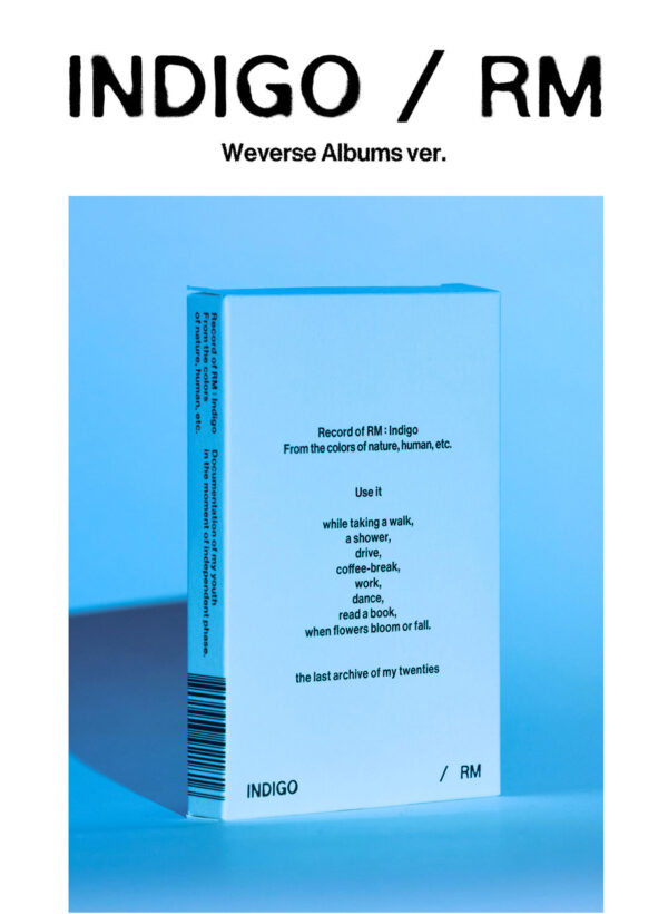 RM - Indigo Postcard Edition (Weverse Albums ver.) kaegui kpop shop albums and merchandise